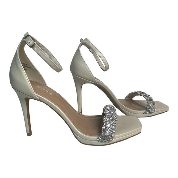 Madden Girl ESTATE Heeled Sandals with glass rhinestone details Size 9 - Picture 7 of 11